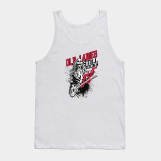 Old Lady Zombie Rocker Tank Top